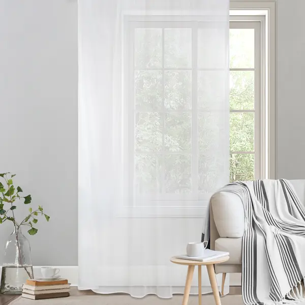 Тюль на кулиске KREAFORTA Net Doble 200x280 см цвет белый