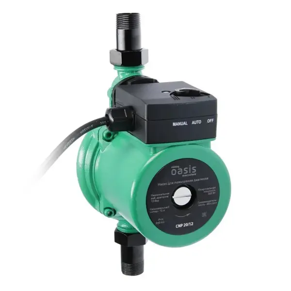 Циркуляционный насос Oasis CNP 20/12 195 мм с гайками 3/4"