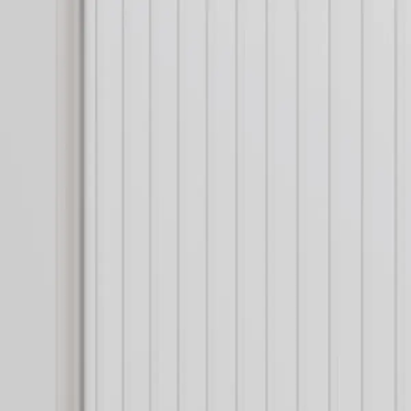 Дверь межкомнатная глухая Соло 25 60x200 см эмаль цвет белый с замком и петлями