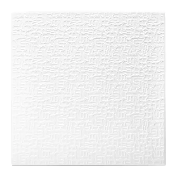Потолочная плитка экструдированная полистирол белая Decoflair 0804L 50x50 см 2 м²