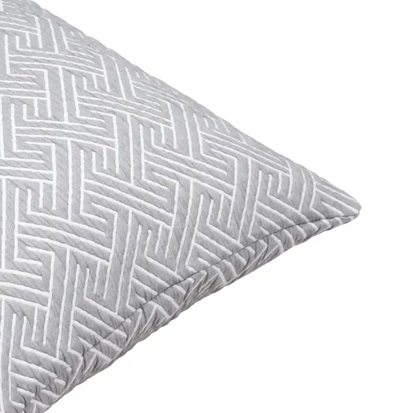 Подушка Гео 50x50 см цвет серый