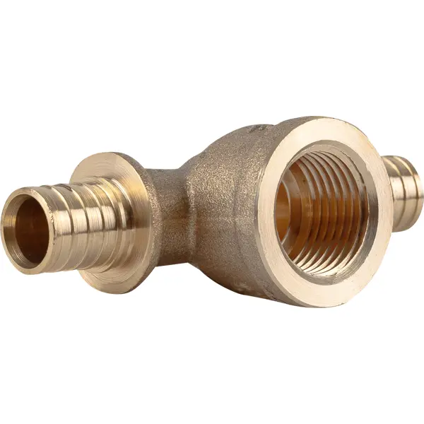 Тройник комбинированный Pro Aqua 16x1/2"x16 мм ВР латунь AX9161216