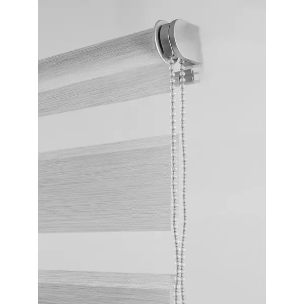 Штора рулонная день-ночь Inspire Moscou 100x160 см серая