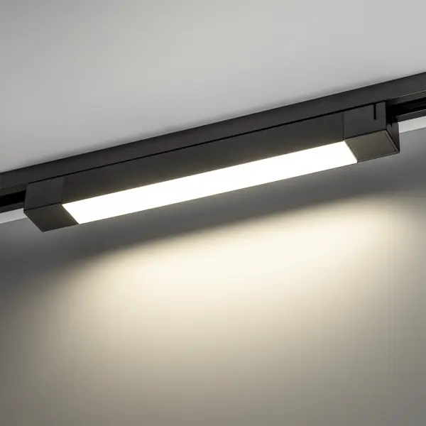 Трековый светильник линейный светодиодный Ritter Artline 340x35x40мм 20Вт до 9м² 4000К металл/пластик цвет чёрный