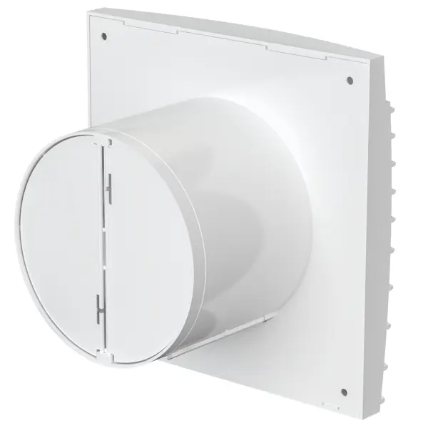 Вентилятор осевой вытяжной Diciti Silent 4C D100 мм 25 дБ 90 м³/ч обратный клапан цвет белый