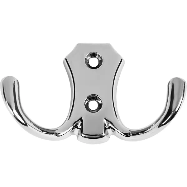 Крючок мебельный 7.7x5.8x2.95 см цвет хром