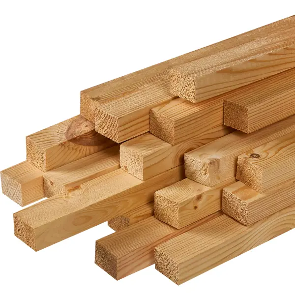 Брусок строганый 30x40x3000 мм цельный хвоя сорт Оптима ФГИС ЛК