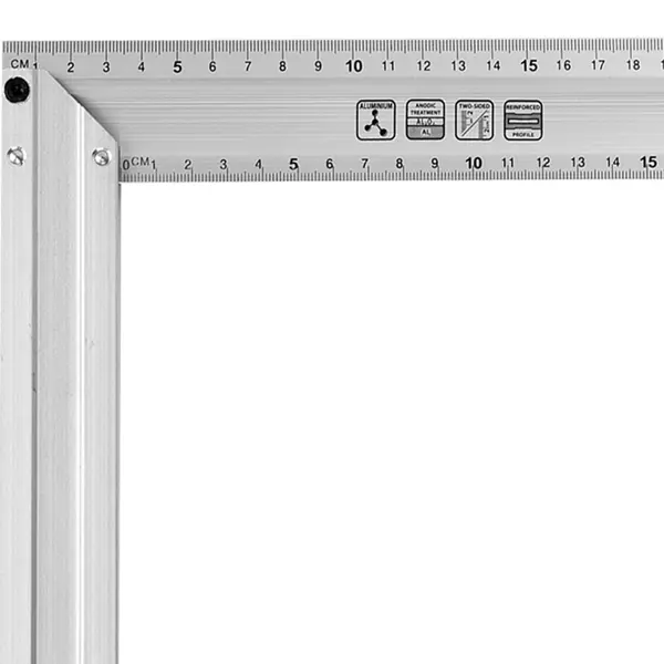 Угольник 450 мм Matrix алюминиевый