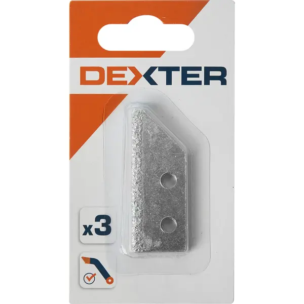 Лезвия для зачистки швов Dexter 8130-2, 3 шт.