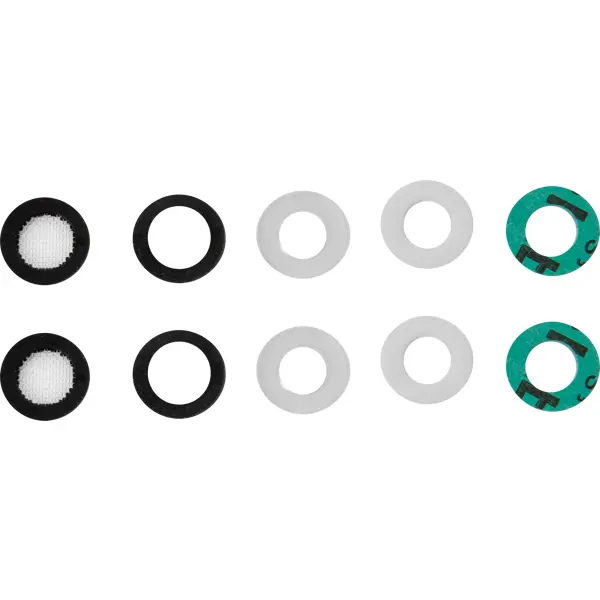 Комплект прокладок для воды 1/2" резина