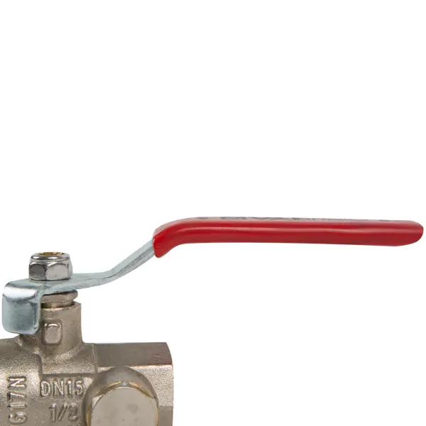 Кран шаровой прямой Valtec DN15 PN16 1/2" ВР латунь ручка флажок