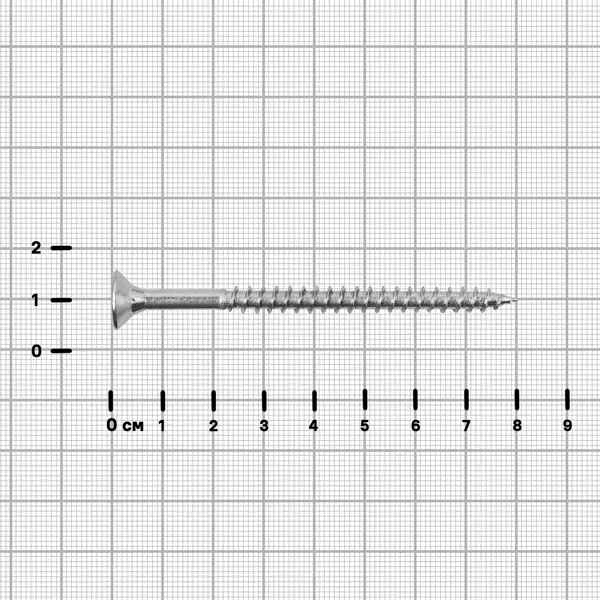 Саморезы универсальные Standers оцинкованные 6x80 6 шт.