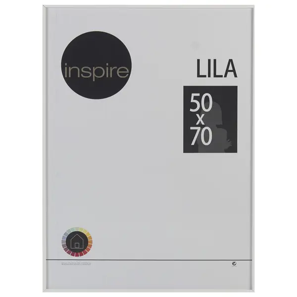 Рамка Lila 50x70 см цвет белый