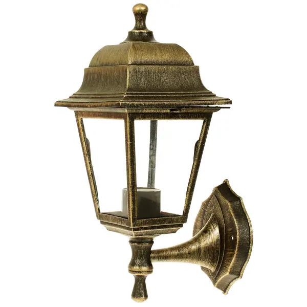 Светильник уличный настенный E27x60 Вт IP44 пластик цвет бронза