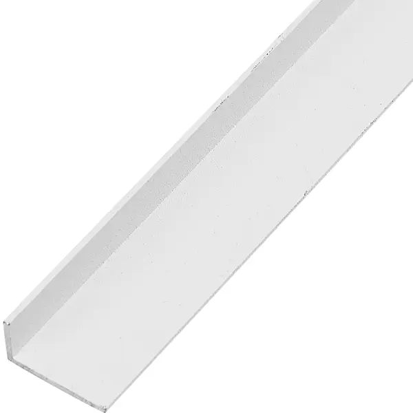 Профиль L-образный алюминий окрашенный 20x10x1.2x2700 мм белый