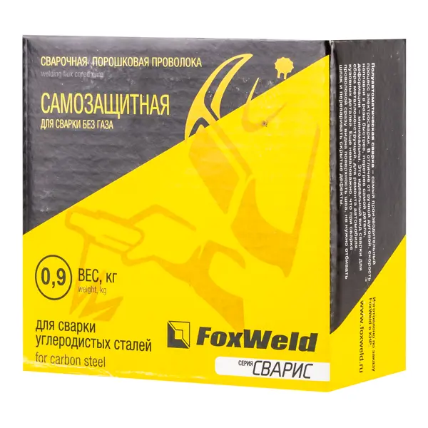 Проволока сварочная порошковая (флюсовая) E71T-GS Сварис 0.8 мм 0.9 кг