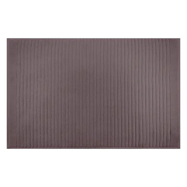 Полотенце-коврик махровый Bravo Enna Fossil3 50x80 см цвет серо-коричневый