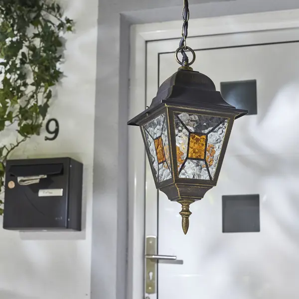 Светильник уличный подвесной Inspire Chester 1xE27x100 Вт декоративное стекло IP44