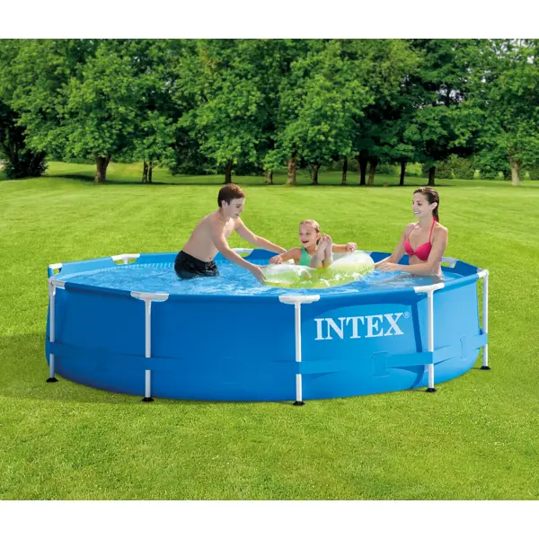 Бассейн каркасный круглый Intex Metal Frame 28200NP 305x305x76 см 4485 л