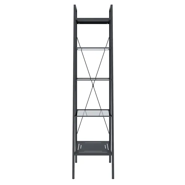 Стеллаж для ванной KONSENSA Бруклин 40x35x170 см цвет черный