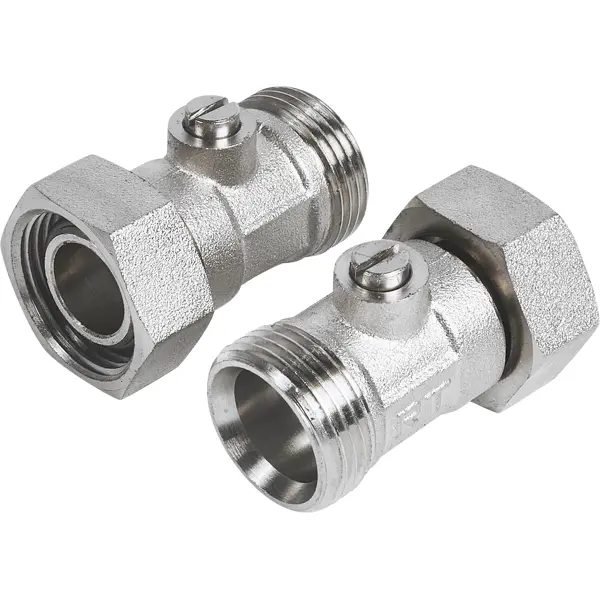 Узел нижнего подключения прямой раздельный Royal Thermo 3/4"x3/4" латунь 2 шт.
