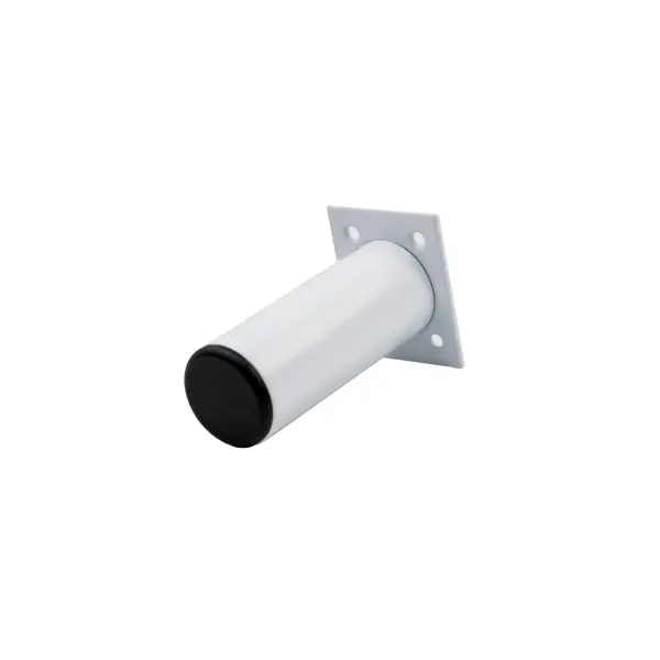 Ножка мебельная круглая Palladium 38x100x38 мм железо цвет белый