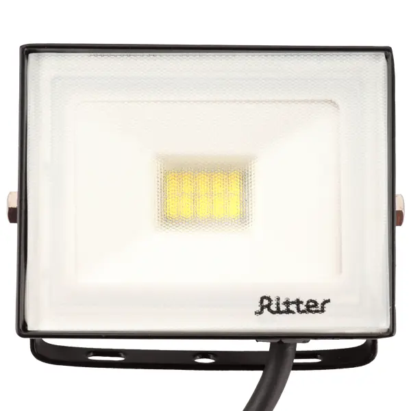 Прожектор светодиодный уличный Ritter Profi 53406 2 20 Вт 2000 Лм 180-240В холодный белый свет 6500К IP65 черный