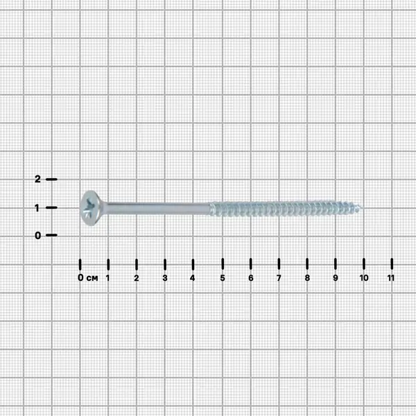 Саморезы универсальные DILWIS потайные острые оцинкованные 5x100 мм 30 шт.