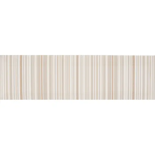 Декор настенный Kerama Marazzi Аккорд 8.5x28.5 см глянцевый цвет бежево-коричневый