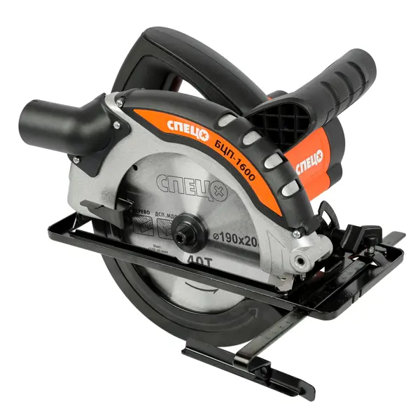 Пила циркулярная сетевая Спец БЦП-1600, 1600 Вт 190 мм