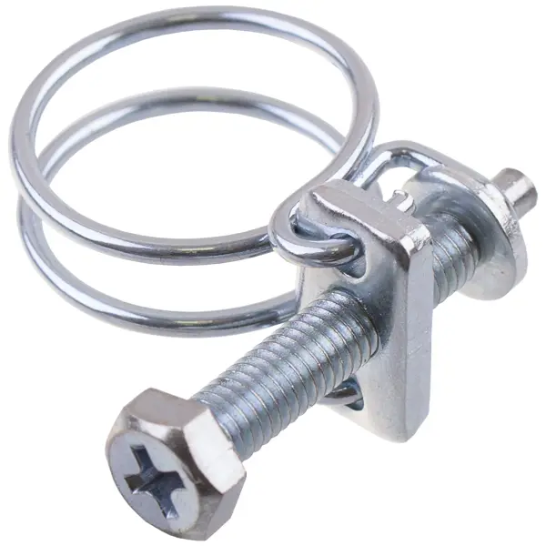 Хомут проволочный оцинкованный 15-18 мм 2 шт