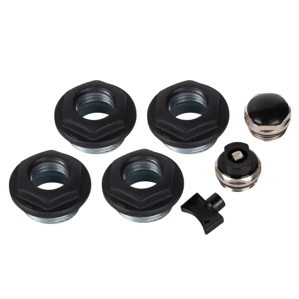 Монтажный комплект для радиаторов Royal Thermo 1"x1/2" сталь черный