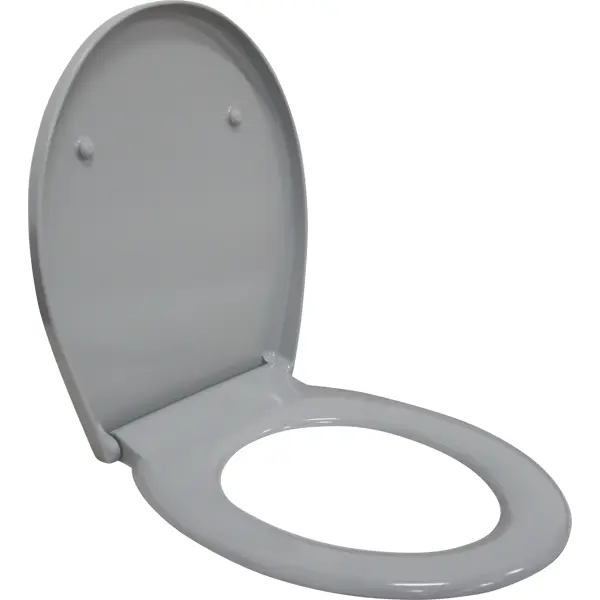 Сиденье для унитаза KONSENSA Силла с микролифтом цвет серый