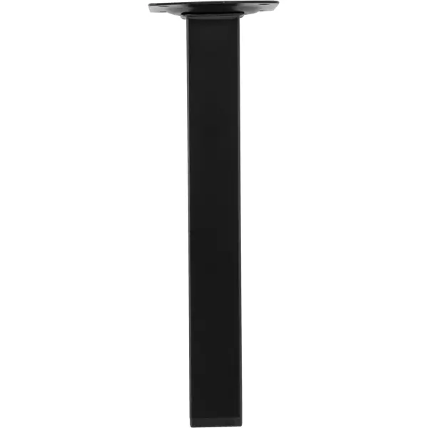 Ножка для мебели квадратная 25x25 мм высота 200 мм черная