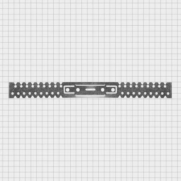 Прямой подвес профилей 275x30x0.4