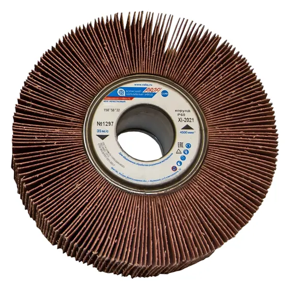 Круг лепестковый КЛО с оправкой ВАЗ Profi XF569 Р60 150x30 мм