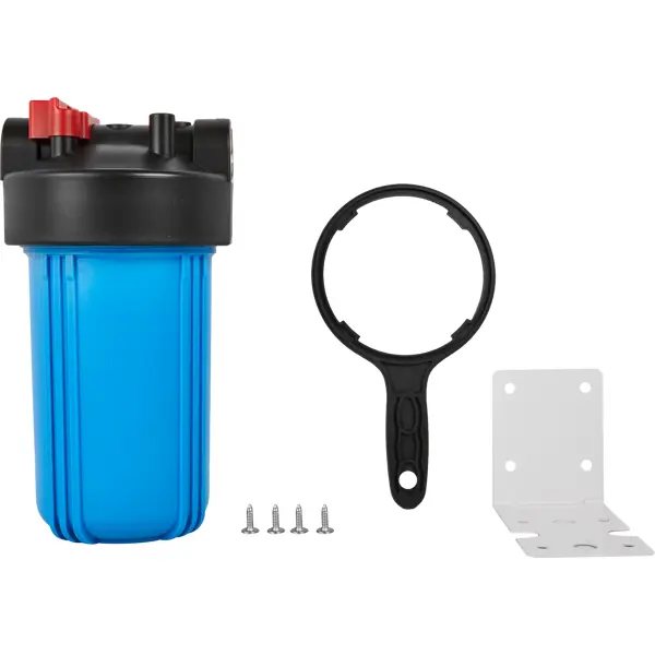 Магистральный фильтр для холодного водоснабжения (ХВС) Unicorn FHBB 10 LM ВВ10 1" пластик