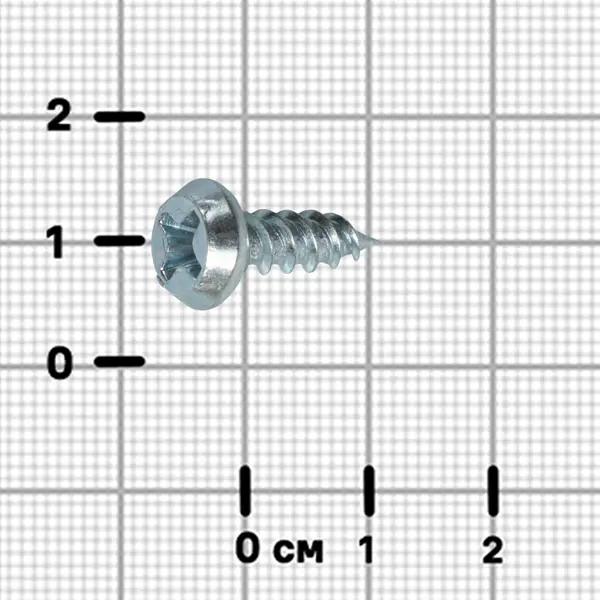Саморезы по металлу DILWIS полуцилиндрические острые оцинкованные 3.5x11 мм 500 шт.