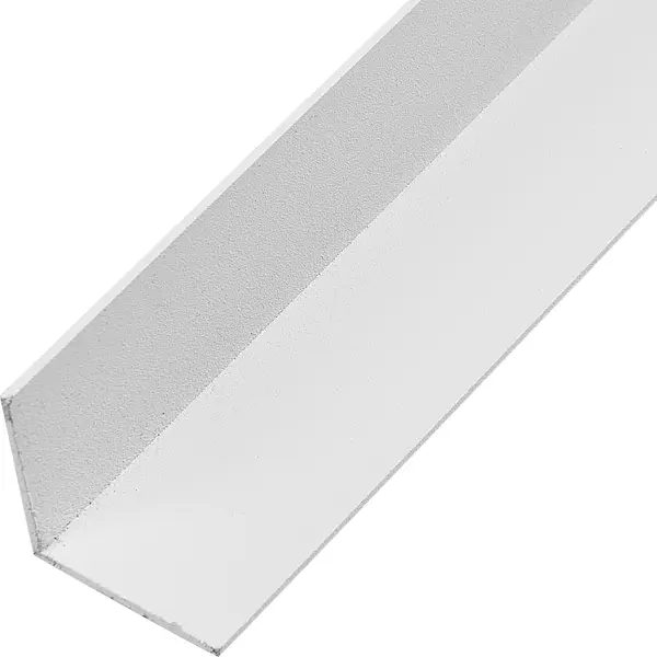 Профиль L-образный алюминий окрашенный 20x20x1x2700 мм белый