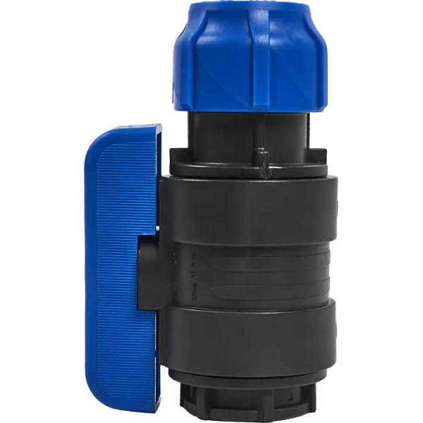 Кран шаровой прямой Valfex DN26 PN16 1"x32 ВР полипропилен ручка бабочка
