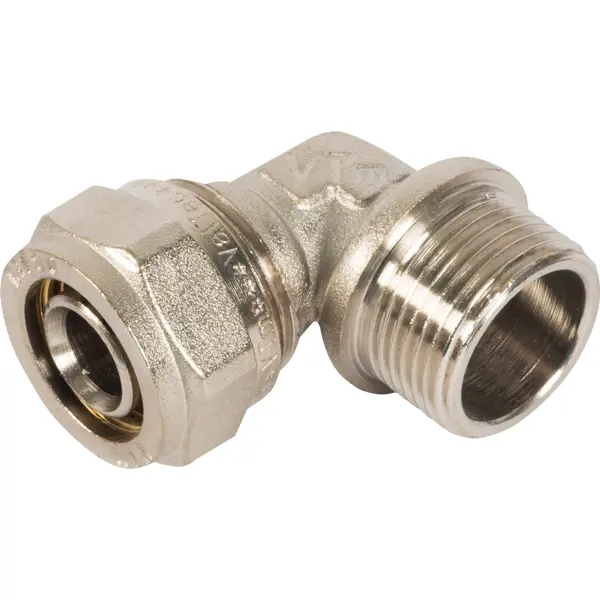 Угол комбинированный 90° Valtec 3/4"x20 мм НР латунь VTM.353