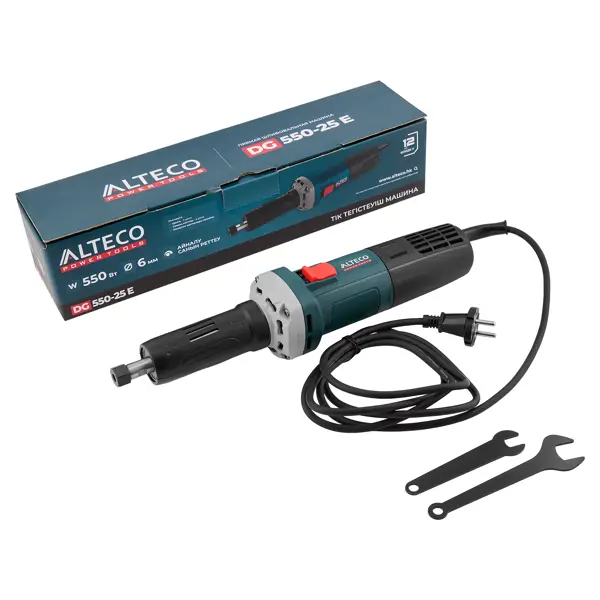 Прямошлифовальная машина сетевая Alteco DG 550-25E 550 Вт