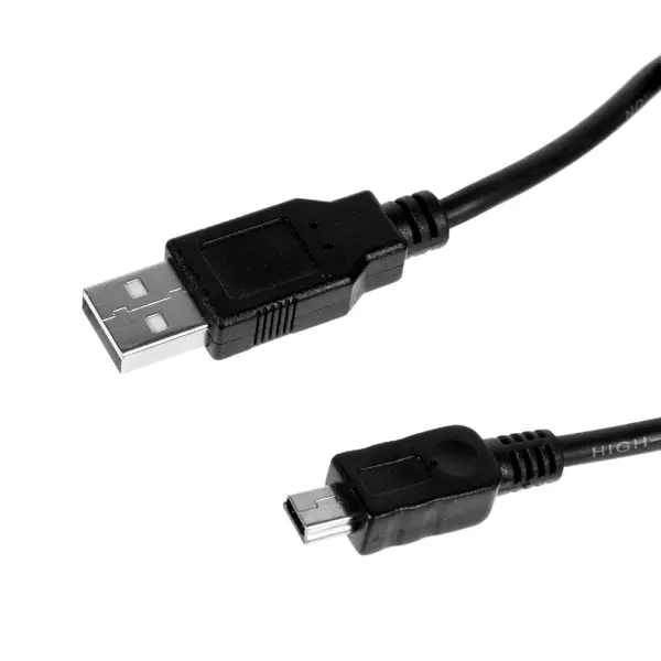 Кабель USB-miniUSB Oxion «Стандарт» 1 м, ПВХ/медь, цвет чёрный