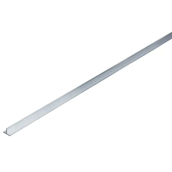 Профиль Т-образный алюминий 20x15x2x2000 мм серый