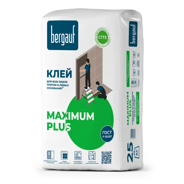 Клей для плитки Bergauf Keramik Maximum 25 кг