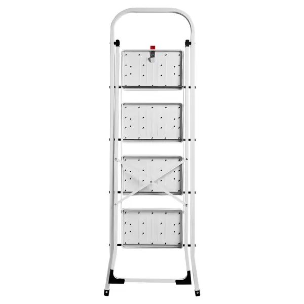 Стремянка стальная DILWIS 97704, 4 ступени, максимальная нагрузка 150 кг