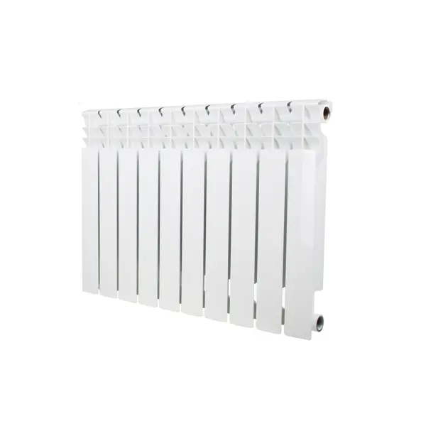 Радиатор секционный Equation Bimetal 500/80 10 секций боковое подключение биметалл белый