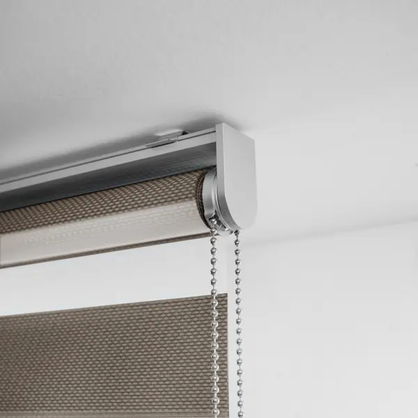 Штора рулонная день-ночь KREAFORTA Novosiberia 160x230 см бежевая