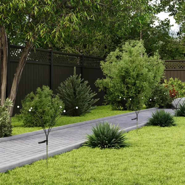 Светильник в грунт KREAFORTA Nipigon на солнечных батареях IP44 цвет черный