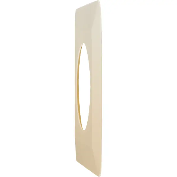 Накладка для розетки №1 1 пост цвет бежевый